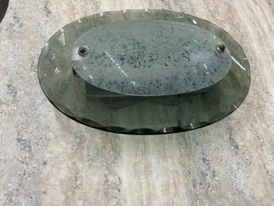 Pietro Chiesa Pair Of Italian Modern Fontana Arte Style Glass Sconces