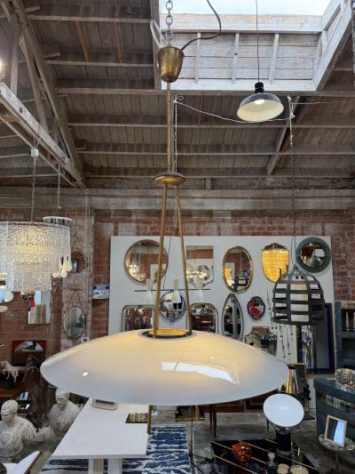 Pietro Chiesa Pietro Chiesa By Fontana Arte Chandelier 1950s