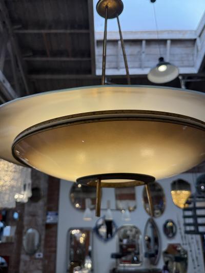 Pietro Chiesa Pietro Chiesa By Fontana Arte Chandelier 1950s