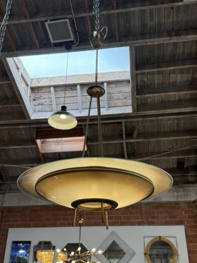 Pietro Chiesa Pietro Chiesa By Fontana Arte Chandelier 1950s