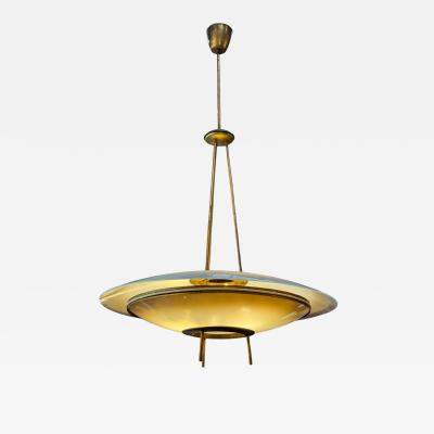 Pietro Chiesa Pietro Chiesa By Fontana Arte Chandelier 1950s