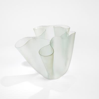 Pietro Chiesa Pietro Chiesa Fontana Arte Vase mod Cartoccio in Glass 30s