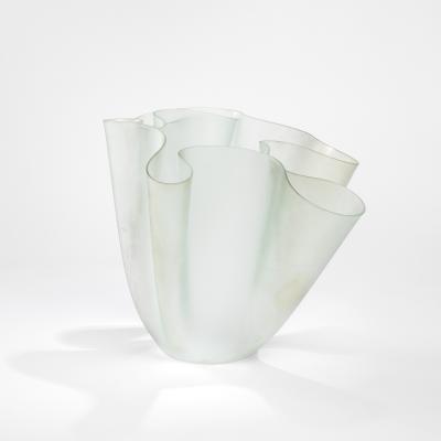 Pietro Chiesa Pietro Chiesa Fontana Arte Vase mod Cartoccio in Glass 30s