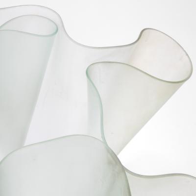 Pietro Chiesa Pietro Chiesa Fontana Arte Vase mod Cartoccio in Glass 30s