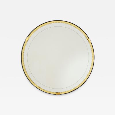 Pietro Chiesa Pietro Chiesa Wall Mirror with Copper Frame Galvanit Fontana 40s