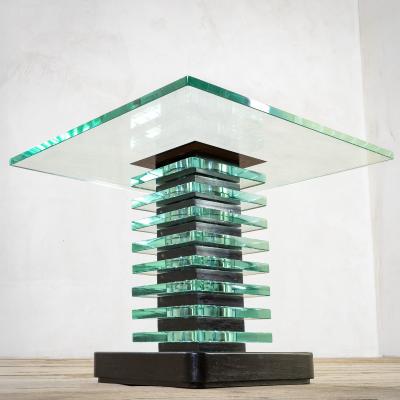 Pietro Chiesa Pietro Chiesa for Fontana Arte Crystal Coffee Table 1930