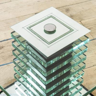 Pietro Chiesa Pietro Chiesa for Fontana Arte Crystal Coffee Table 1930