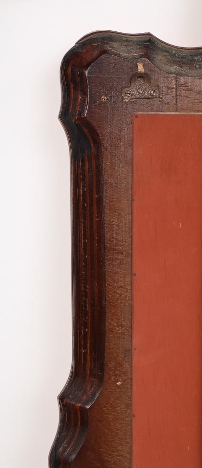 Pietro Chiesa Pietro Chiesa for Fontana Arte Etched Rose Gold Glass Wall Mirror circa 1930