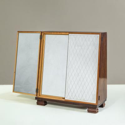 Pietro Chiesa Pietro Chiesa for Fontana Arte Mirrored Table Cabinet