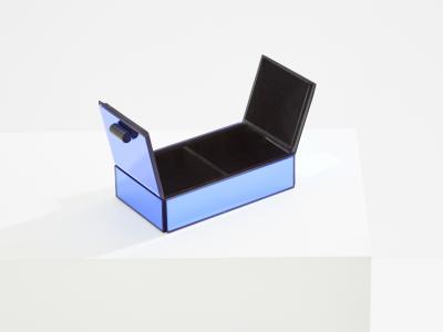 Pietro Chiesa Pietro Chiesa for Fontana Arte blue mirror jewellery box 1940