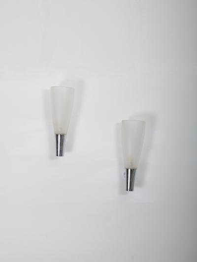 Pietro Chiesa Pietro Chiesa for Fontana Arte model 1537 wall lights Italy c1950
