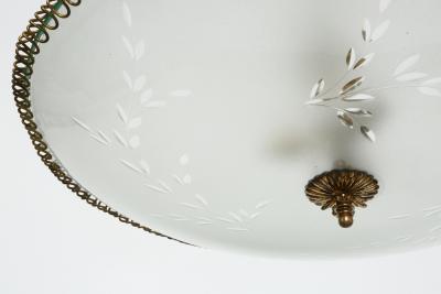Pietro Chiesa Pietro Chiesa style ceiling pendant Italy circa 1960s