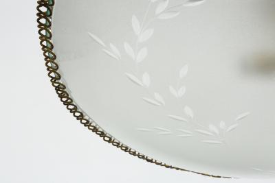 Pietro Chiesa Pietro Chiesa style ceiling pendant Italy circa 1960s
