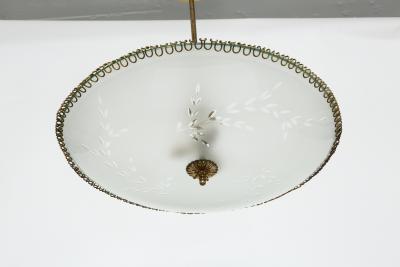 Pietro Chiesa Pietro Chiesa style ceiling pendant Italy circa 1960s