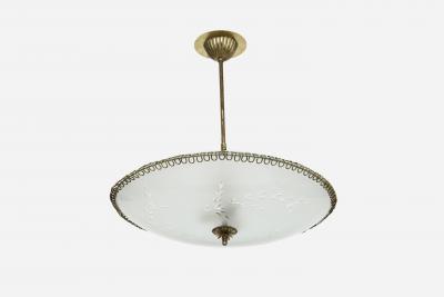 Pietro Chiesa Pietro Chiesa style ceiling pendant Italy circa 1960s