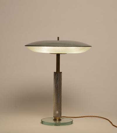 Pietro Chiesa Rare 1940s Table Lamp by Pietro Chiesa for Fontana Arte Italy 