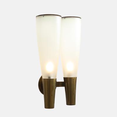 Pietro Chiesa Rare Pair of Large Sconces Model 1537 by Pietro Chiesa