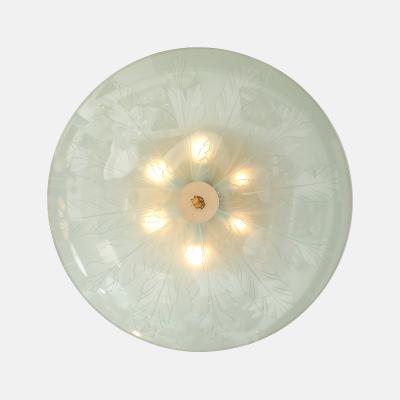 Pietro Chiesa Rare Semi Flush Mount Ceiling Light by Pietro Chiesa for Fontana Arte