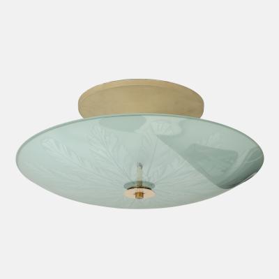 Pietro Chiesa Rare Semi Flush Mount Ceiling Light by Pietro Chiesa for Fontana Arte