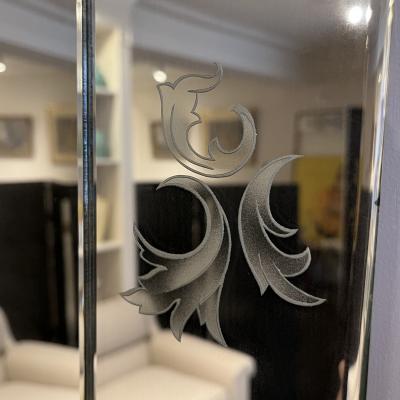 Pietro Chiesa Venetian Crystal Mirror by Pietro Chiesa for Fontana Arte circa 1940