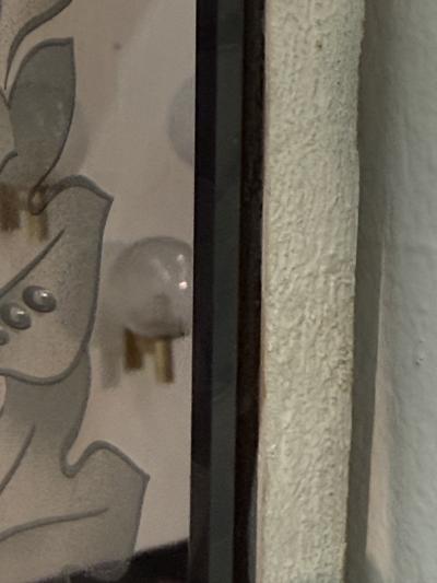 Pietro Chiesa Wall Mirror by Pietro Chiesa for Fontana Arte Italy 1940s