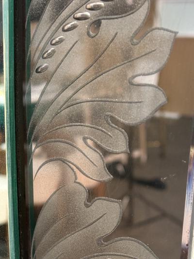 Pietro Chiesa Wall Mirror by Pietro Chiesa for Fontana Arte Italy 1940s