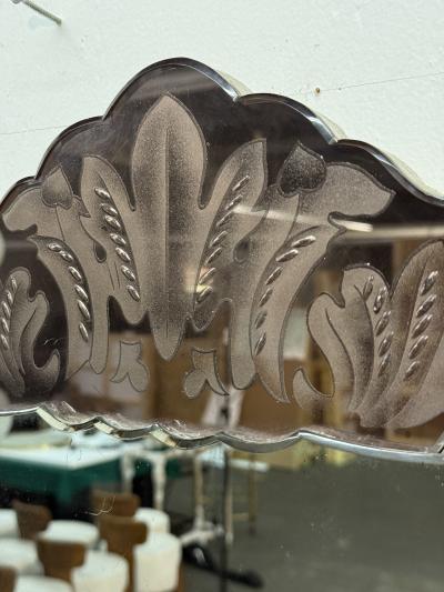 Pietro Chiesa Wall Mirror by Pietro Chiesa for Fontana Arte Italy 1940s