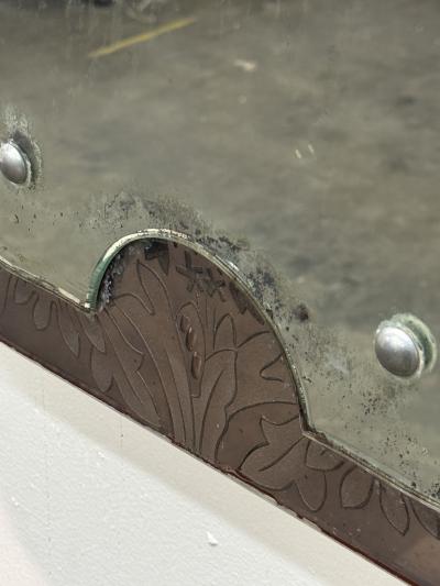 Pietro Chiesa Wall Mirror by Pietro Chiesa for Fontana Arte Italy 1940s