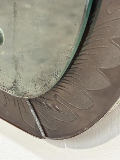 Pietro Chiesa Wall Mirror by Pietro Chiesa for Fontana Arte Italy 1940s