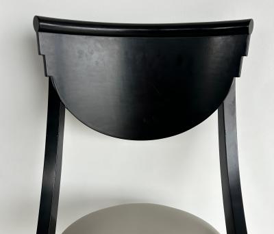 Pietro Constantini Pietro Constantini Italian Regency Klismos Dining Chairs Set of 6