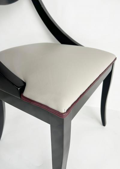 Pietro Constantini Pietro Constantini Italian Regency Klismos Dining Chairs Set of 6