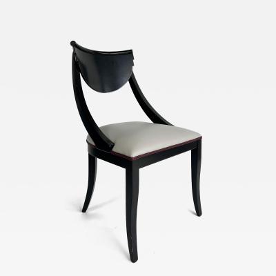 Pietro Constantini Pietro Constantini Italian Regency Klismos Dining Chairs Set of 6