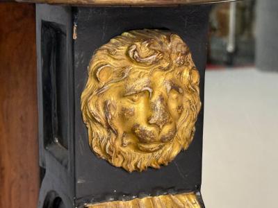 Pietto Bossi attr Scagliola Marble Giltwood Mirrored Consoles Italy 18th c