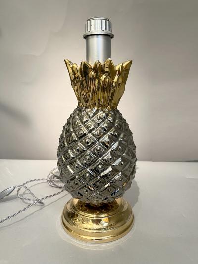 Pinapple lamp base Italy circa 1970