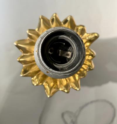 Pinapple lamp base Italy circa 1970