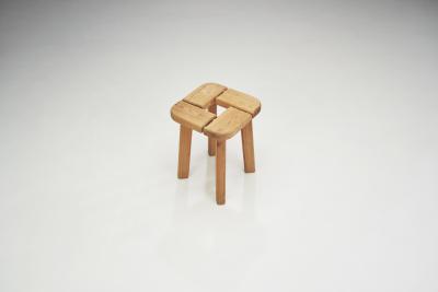 Pine Sauna Stools for Finnsauna Lagerholm Finland 1950s