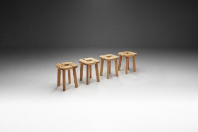 Pine Sauna Stools for Finnsauna Lagerholm Finland 1950s