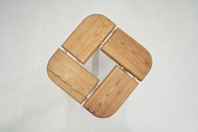 Pine Sauna Stools for Finnsauna Lagerholm Finland 1950s