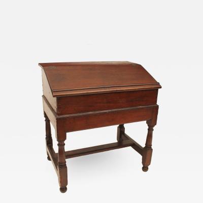 Pine William and Mary Desk on Frame