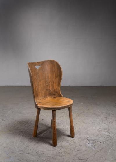 Pine cabin chair Sweden