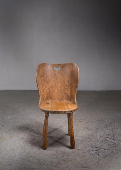 Pine cabin chair Sweden