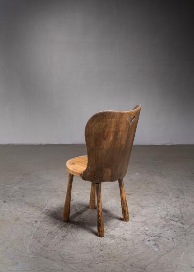 Pine cabin chair Sweden