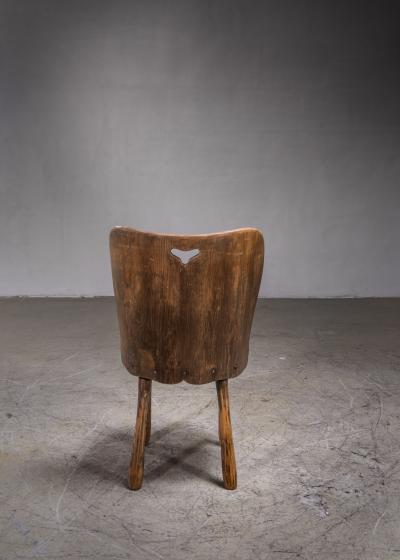 Pine cabin chair Sweden