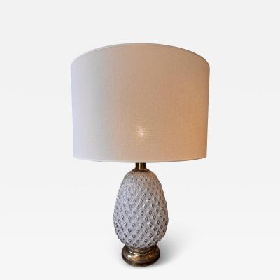 Pineapple Murano glass table lamp