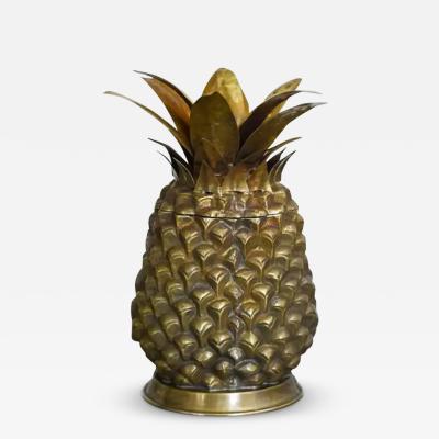 Pineapple ice bucket handcrafted in brass Edizioni Molto 