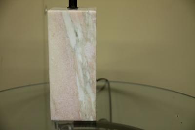 Pink Marble Mid Century Table Lamp