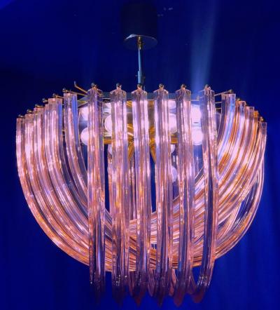 Pink Murano Curvati Ceiling Light or Flush Mount 1990