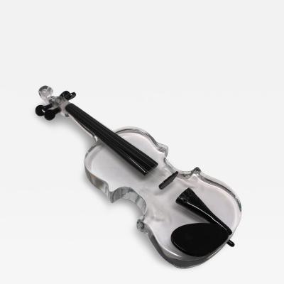 Pino Signoretto Murano Glass Violin by Pino Signoretto