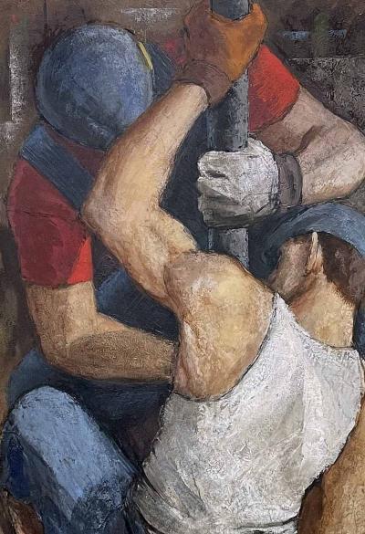 Pipe Fitters by Byron Gere American 1898 1962 