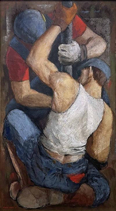 Pipe Fitters by Byron Gere American 1898 1962 